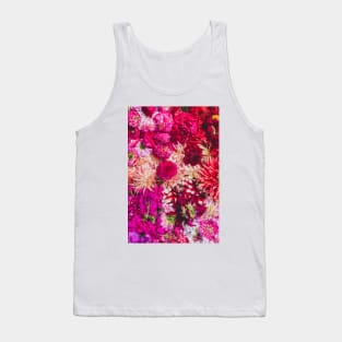 Vibrant Colorful Flowers Tank Top